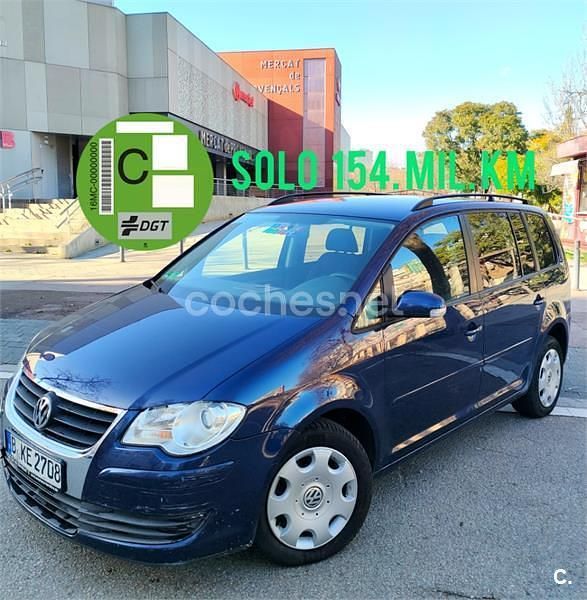 Azul Usado 2007 VW Touran Monovolumen | 4950 € - Imagen 1/4