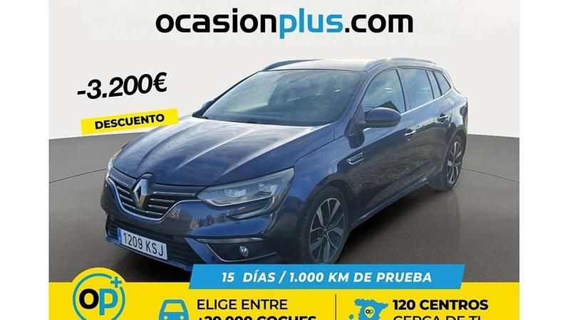 Azul Usado 2018 Renault Mégane GrandTour Bose Edition Familiar | 12.546 € (Buen precio) - Imagen 1/4