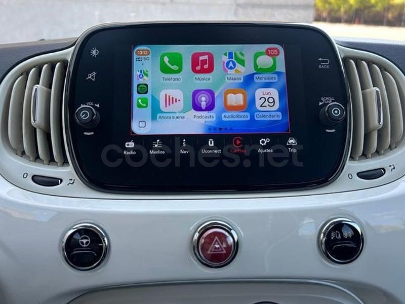 Usado Fiat 500C 70 CV (51 kW) 2023 Blanco Descapotable