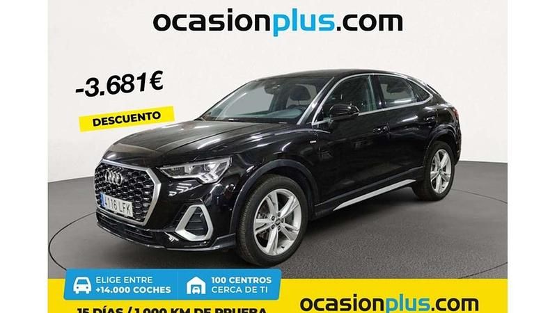 Negro Usado 2020 Audi Q3 Sportback S-Line SUV | 36.182 € (Un poco caro) - Imagen 1/4