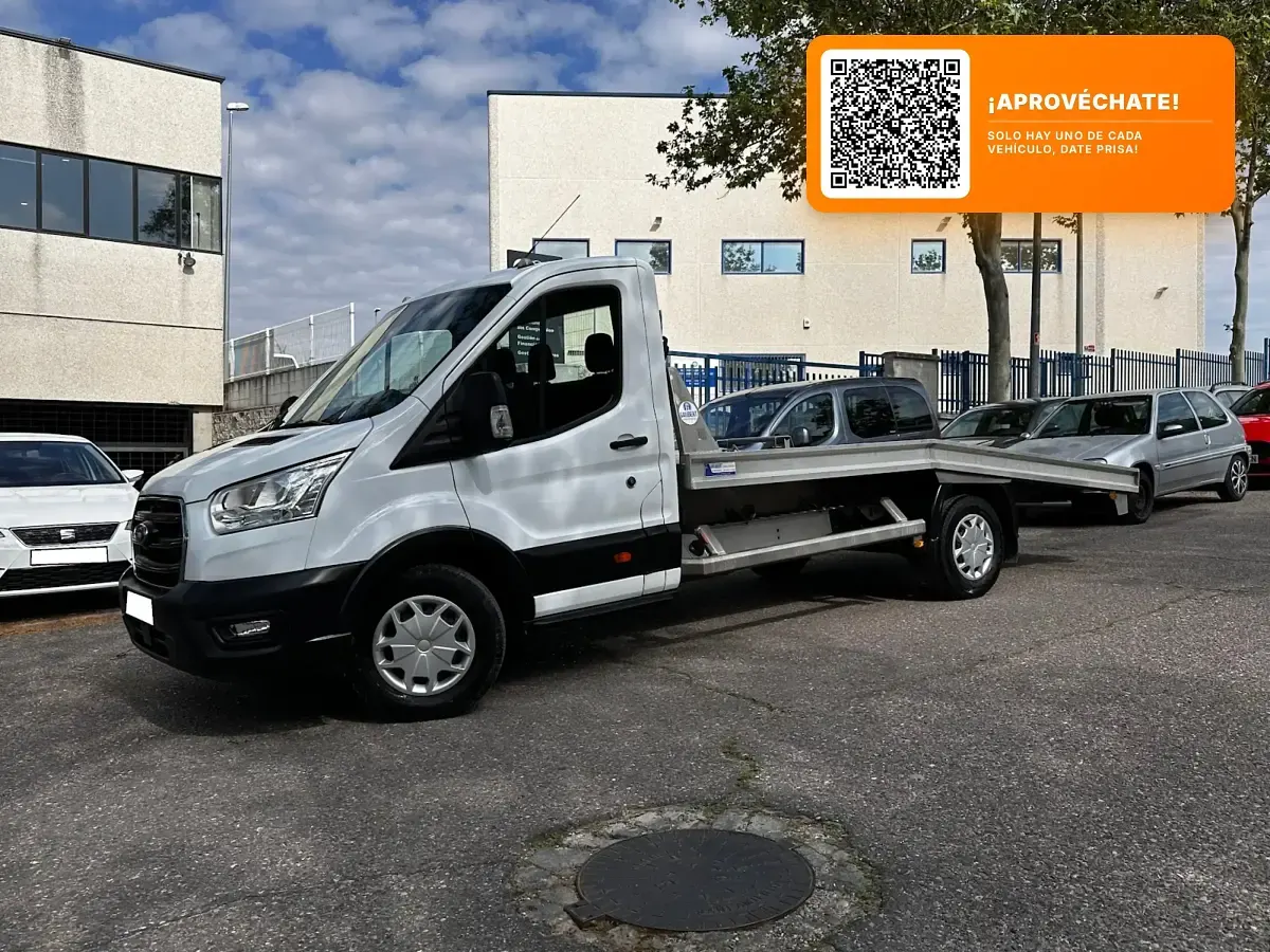 Usado Ford Transit Trend 131 CV (96 kW) 2021 Blanco Berlina