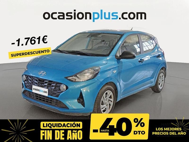 Azul Usado 2022 Hyundai i10 Utilitario | 10.450 € (Precio justo) - Imagen 1/4