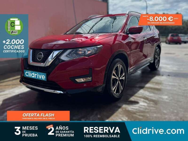 Rojo Usado 2018 Nissan X-Trail N-Connecta SUV | 17.590 € (Buen precio) - Imagen 1/3