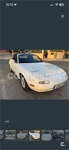 Usado Mazda MX5 115 CV (84 kW) 1992 Blanco Descapotable