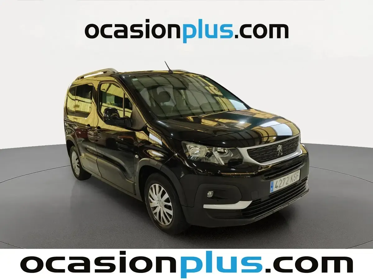 Usado Peugeot Rifter Active 130 CV (95 kW) 2018 Negro Monovolumen