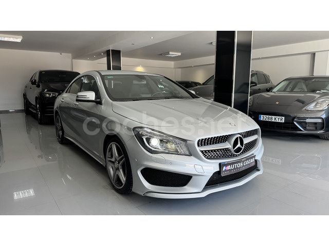 Gris / plata Usado 2014 Mercedes CLA200 AMG line Berlina | 19.900 € (Super precio) - Imagen 1/4