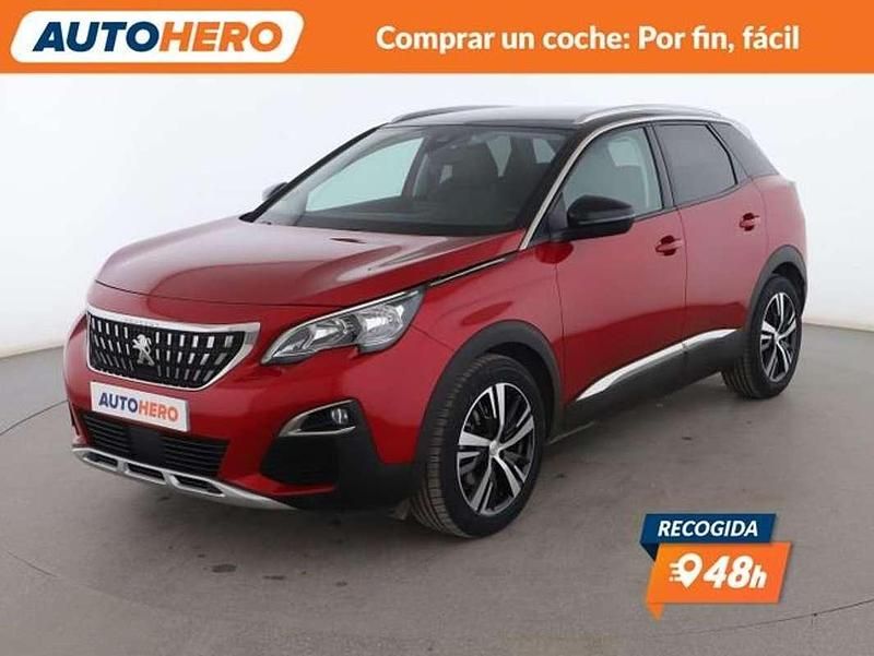 Rojo Usado 2019 Peugeot 3008 Allure SUV | 14.699 € (Buen precio) - Imagen 1/3