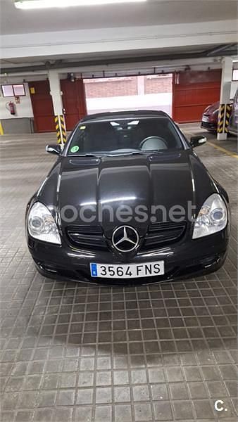 Usado Mercedes SLK200 163 CV (119 kW) 2007 Negro Descapotable