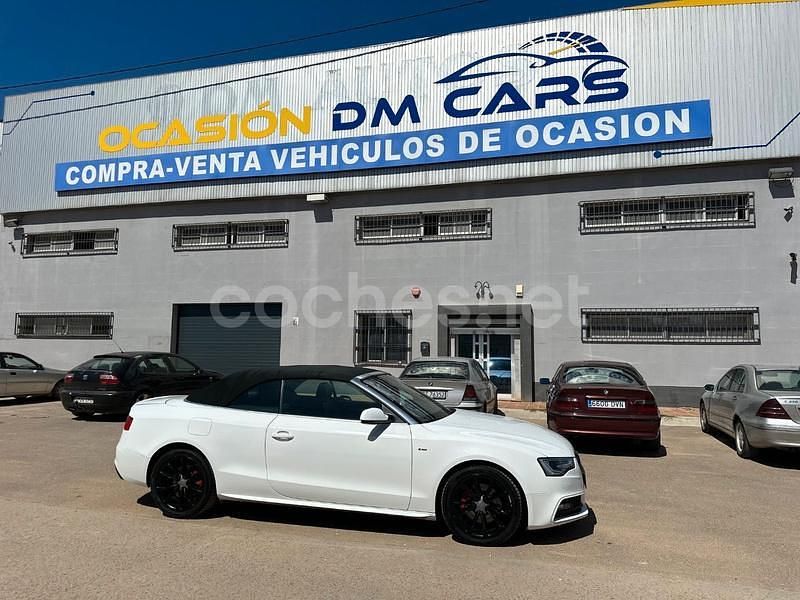 Blanco Usado 2012 Audi A5 Cabriolet Descapotable | 16.500 € (Precio justo) - Imagen 1/4