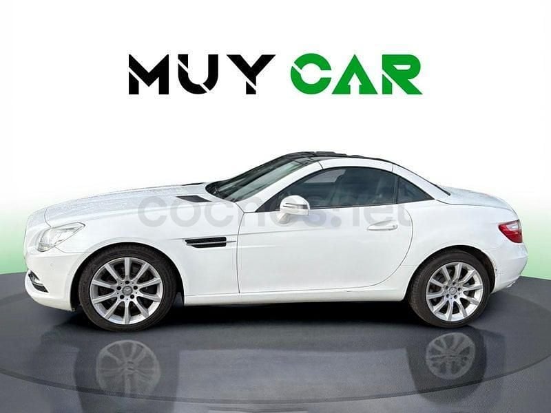 Usado Mercedes SLK250 204 CV (150 kW) 2015 Blanco Descapotable