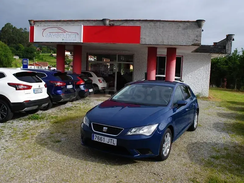 Usado Seat Leon Reference 90 CV (66 kW) 2016 Azul Berlina