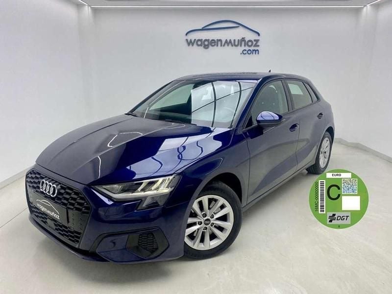 Usado Audi A3 Sportback 150 CV (110 kW) 2020 Azul Utilitario