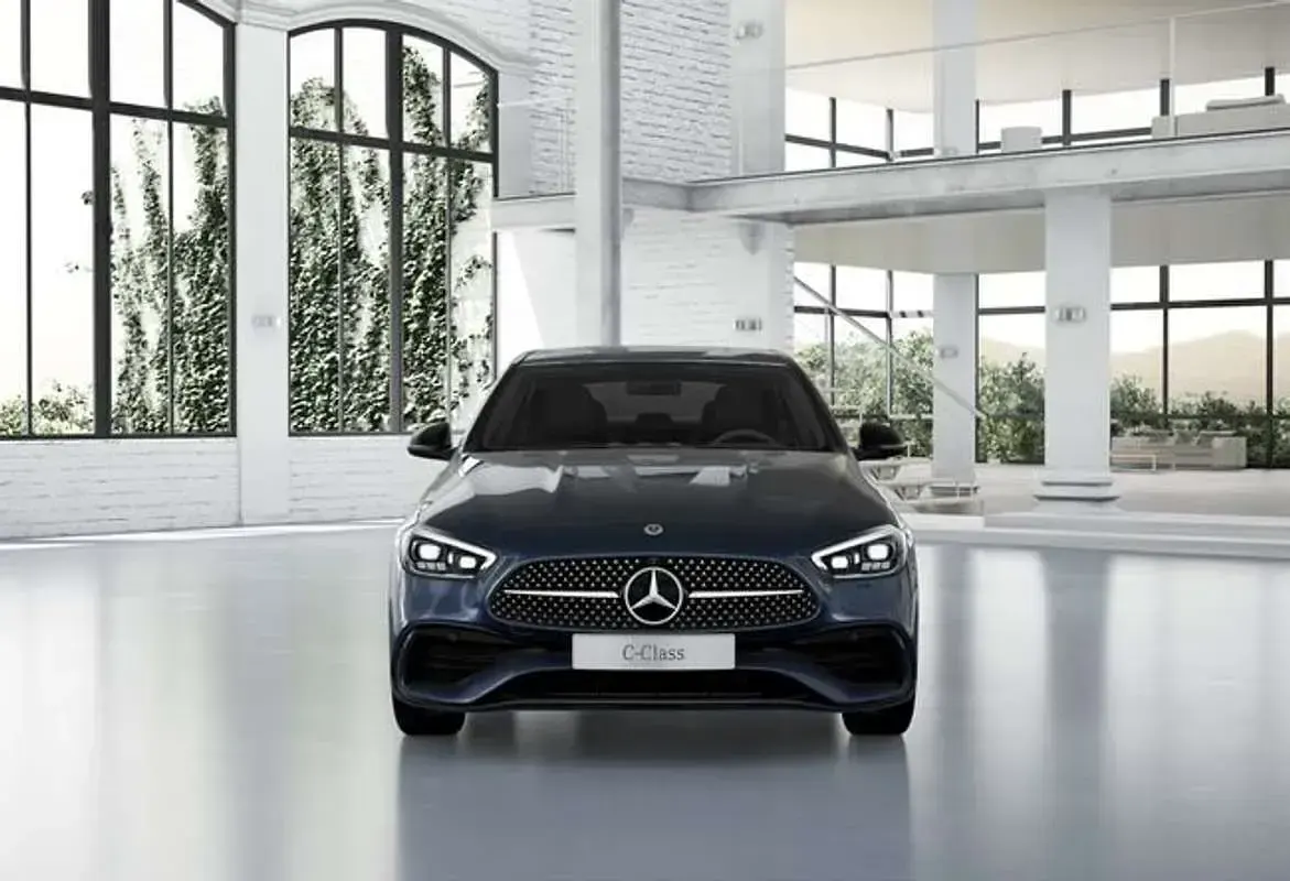 Usado Mercedes C200 207 CV (152 kW) 2022 Azul Berlina