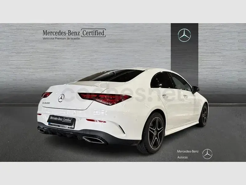 Usado Mercedes CLA200 163 CV (119 kW) 2020 Blanco Coupe
