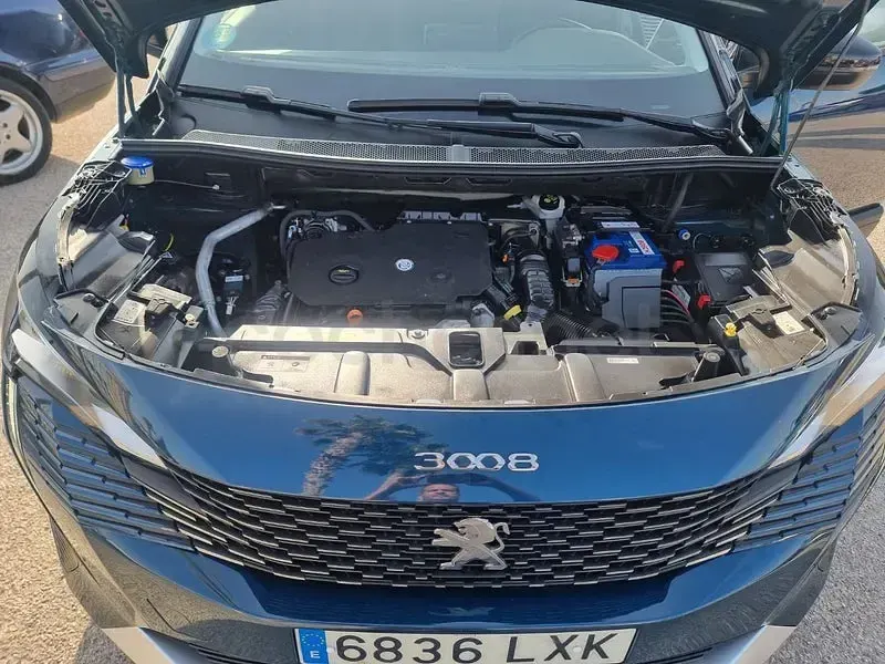 Usado Peugeot 3008 Active 130 CV (95 kW) 2022 Azul SUV