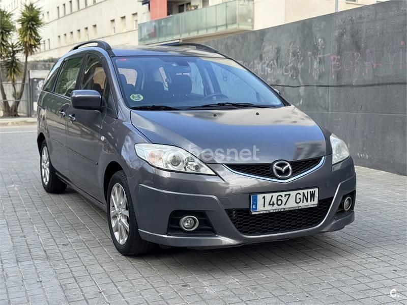 Usado Mazda 5 Active 110 CV (80 kW) 2010 Gris / plata Monovolumen