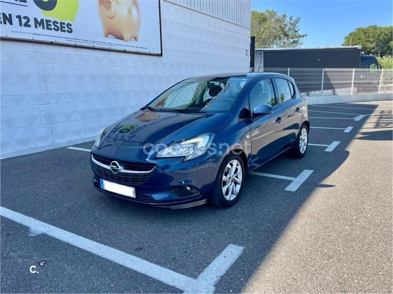 Azul Usado 2015 Opel Corsa Selective Berlina | 7680 € (Precio justo) - Imagen 1/4