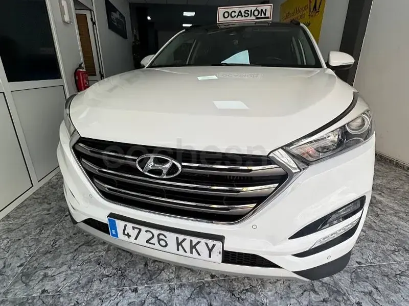 Usado Hyundai Tucson 115 CV (84 kW) 2018 Blanco SUV