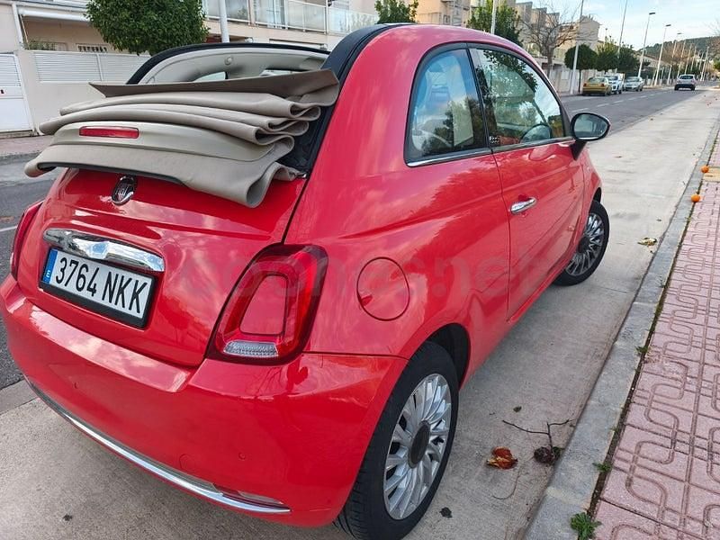 Usado Fiat 500C Lounge 85 CV (62 kW) 2019 Naranja Descapotable
