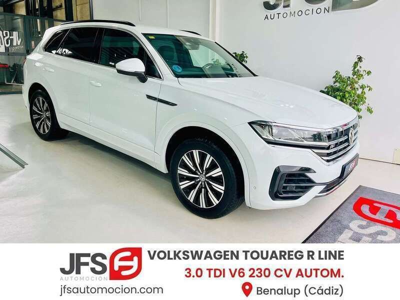 Blanco Usado 2020 VW Touareg R-line SUV | 47.900 € (Precio justo) - Imagen 1/4