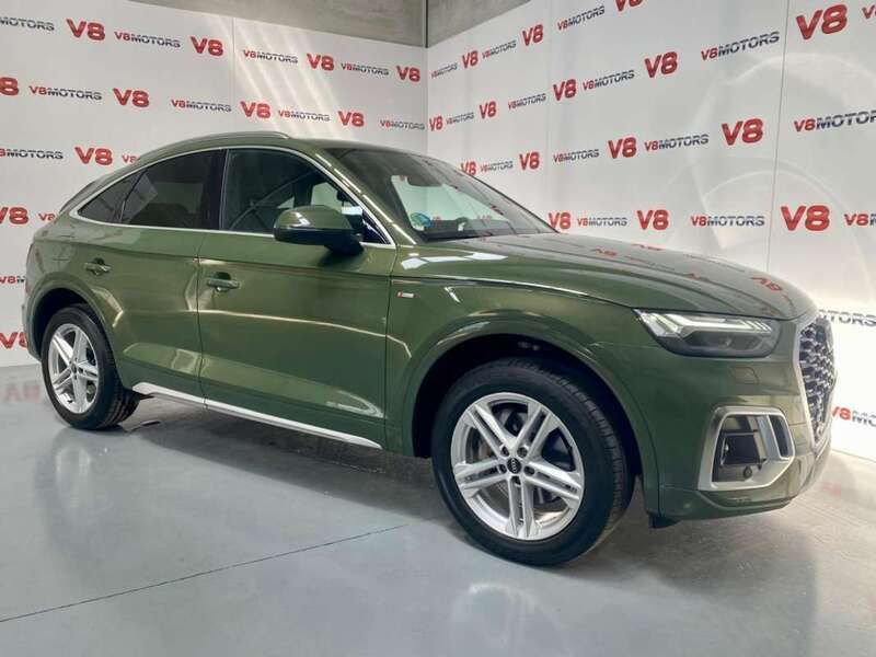 Usado Audi Q5 S-Line 204 CV (150 kW) 2021 Verde SUV