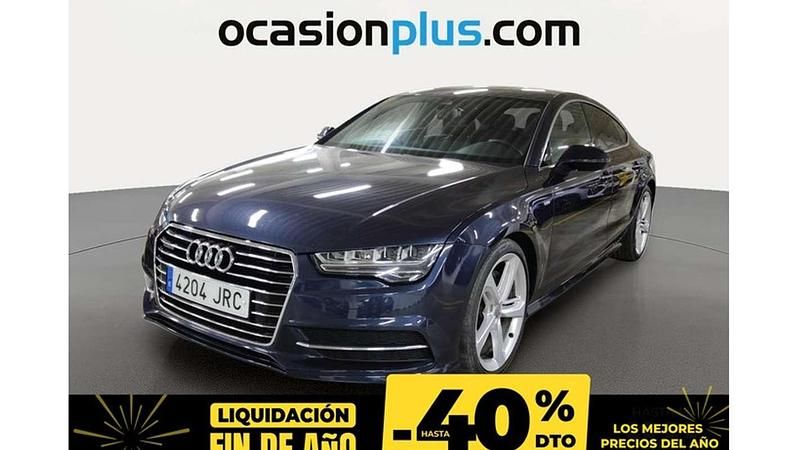 Azul Usado 2016 Audi A7 Sportback S-Line Utilitario | 33.450 € (Caro) - Imagen 1/4