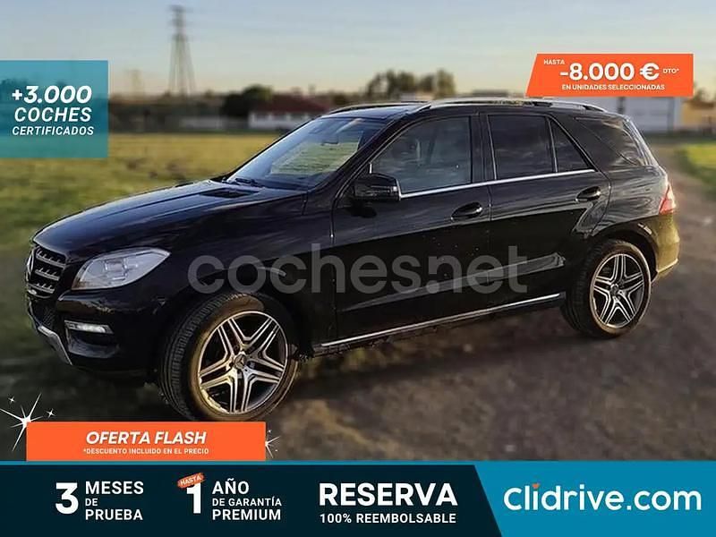 Negro Usado 2012 Mercedes ML250 SUV | 17.790 € (Buen precio) - Imagen 1/3
