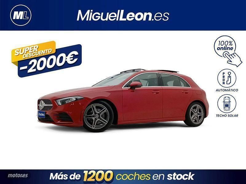Rojo Usado 2019 Mercedes A180 Berlina | 23.985 € (Precio justo) - Imagen 1/3