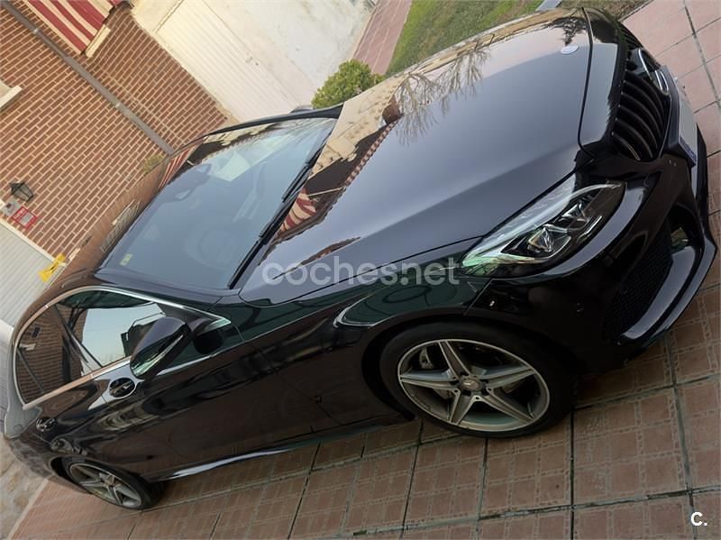 Usado Mercedes C250 AMG line 204 CV (150 kW) 2015 Negro Berlina