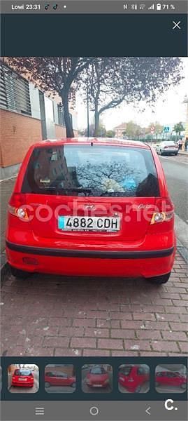 Usado Hyundai Getz 82 CV (60 kW) 2002 Rojo Utilitario