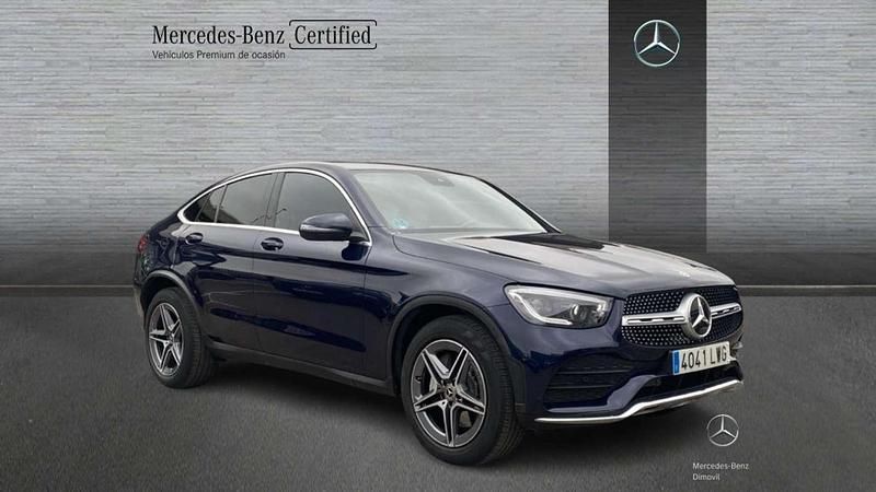 Usado Mercedes GLC300 245 CV (180 kW) 2022 Azul Coupe