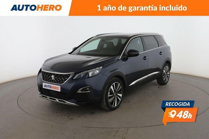 Azul Usado 2018 Peugeot 5008 GT-line Monovolumen | 18.699 € (Precio justo) - Imagen 1/3