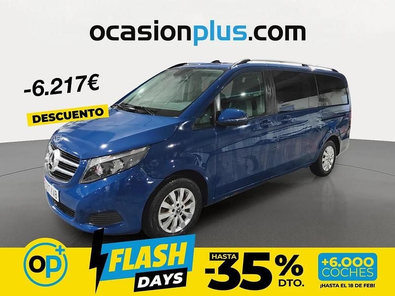 Azul Usado 2019 Mercedes V220 Monovolumen | 34.950 € (Buen precio) - Imagen 1/4