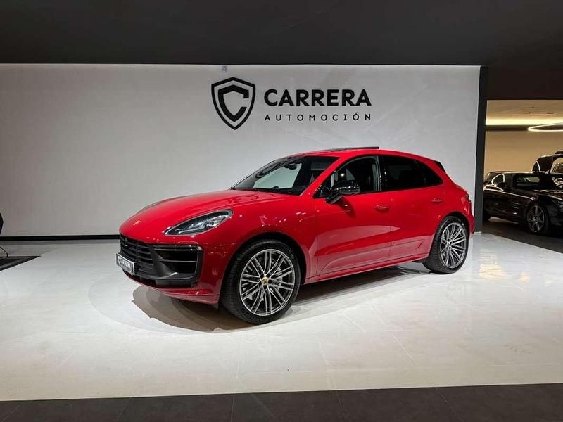 Rojo Usado 2019 Porsche Macan Turbo SUV | 62.900 € (Un poco caro) - Imagen 1/4