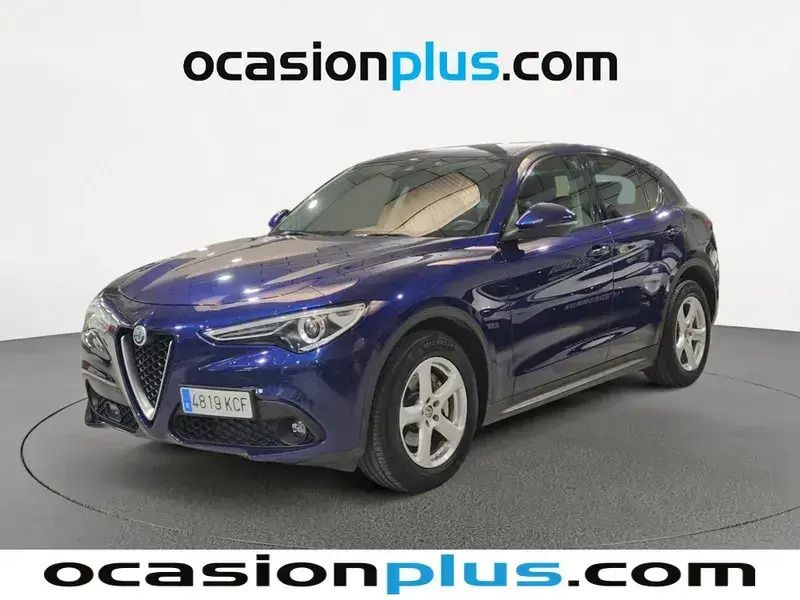 Azul Usado 2017 Alfa Romeo Stelvio Super SUV | 19.355 € (Precio justo) - Imagen 1/4
