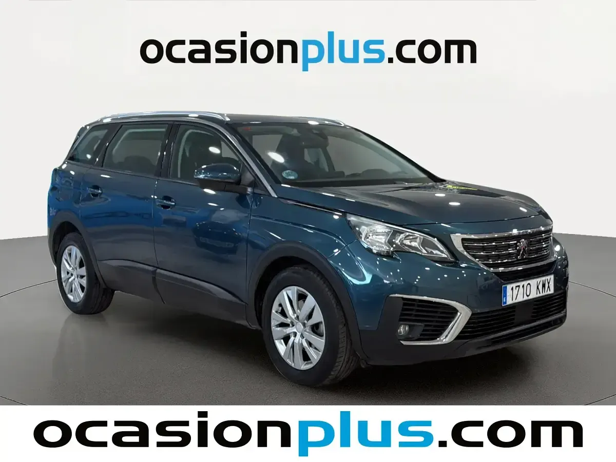 Usado Peugeot 5008 Active 130 CV (95 kW) 2019 Verde SUV