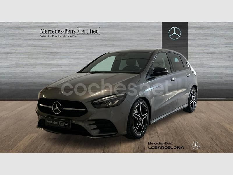 Gris Usado 2021 Mercedes B200 AMG line Monovolumen | 28.200 € (Precio justo) - Imagen 1/4