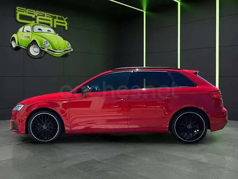 Usado Audi A3 S-Line 150 CV (110 kW) 2020 Rojo Berlina