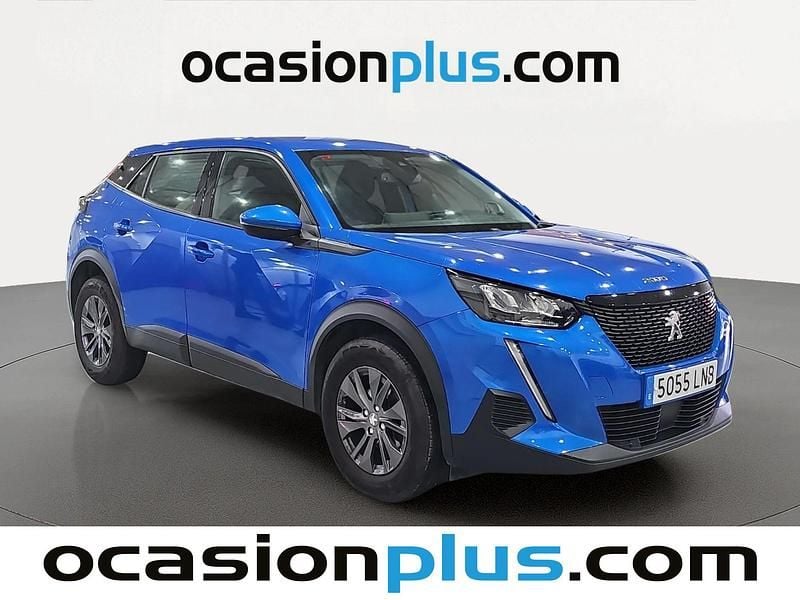 Usado Peugeot 2008 Active 101 CV (74 kW) 2021 Azul SUV