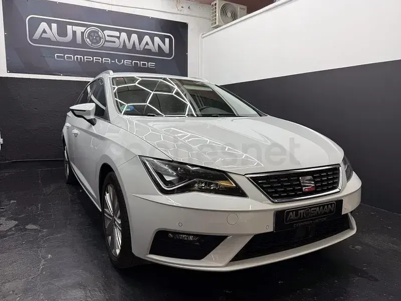 Usado Seat Leon XCELLENCE 130 CV (95 kW) 2019 Blanco Familiar