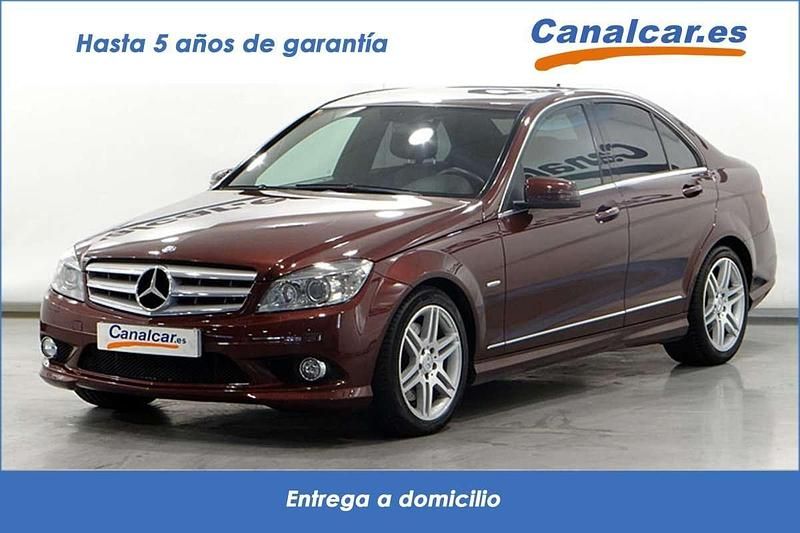 Rojo Usado 2007 Mercedes C280 Avantgarde Berlina | 9113 € (Buen precio) - Imagen 1/4