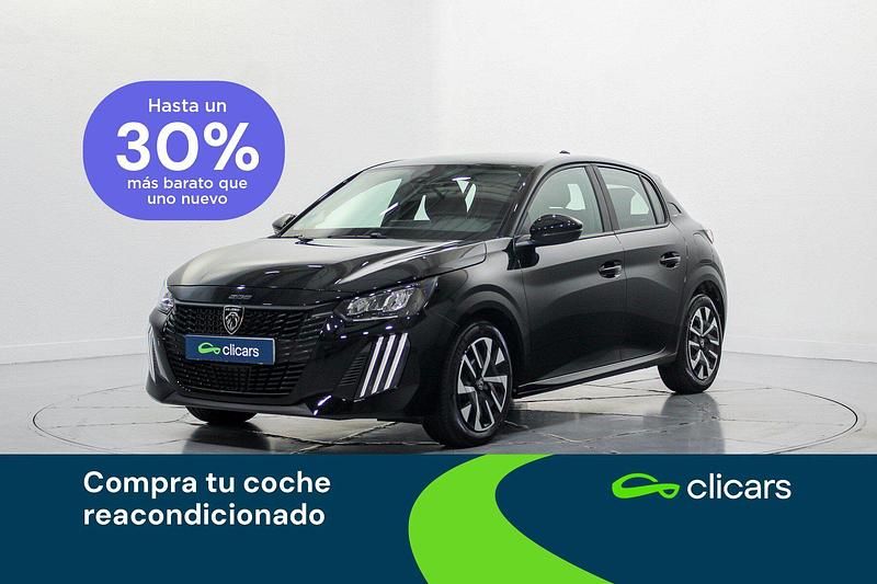 Negro Usado 2024 Peugeot 208 Active Utilitario | 15.990 € (Precio justo) - Imagen 1/4