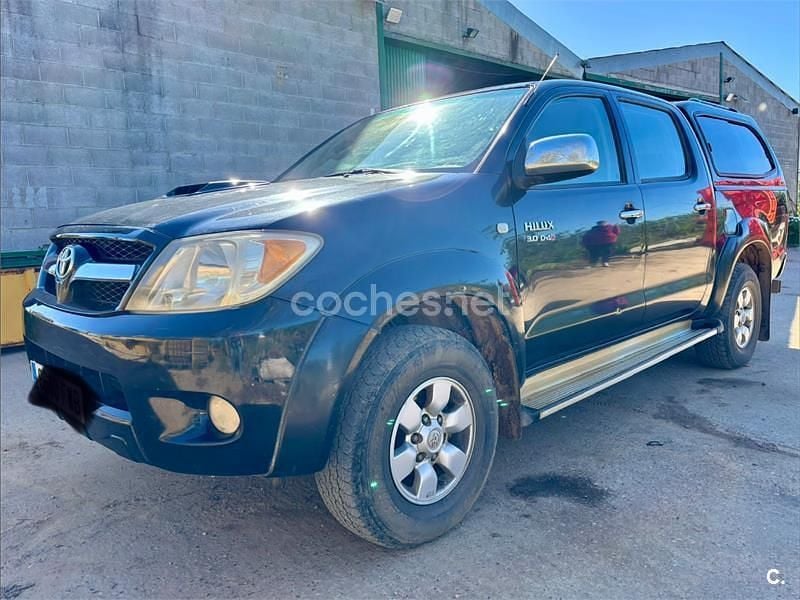 Usado Toyota HiLux 171 CV (125 kW) 2007 Negro Pickup/Camioneta