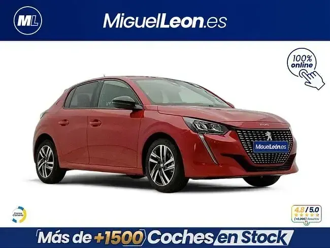 Usado Peugeot 208 Allure 102 CV (75 kW) 2023 Rojo Utilitario