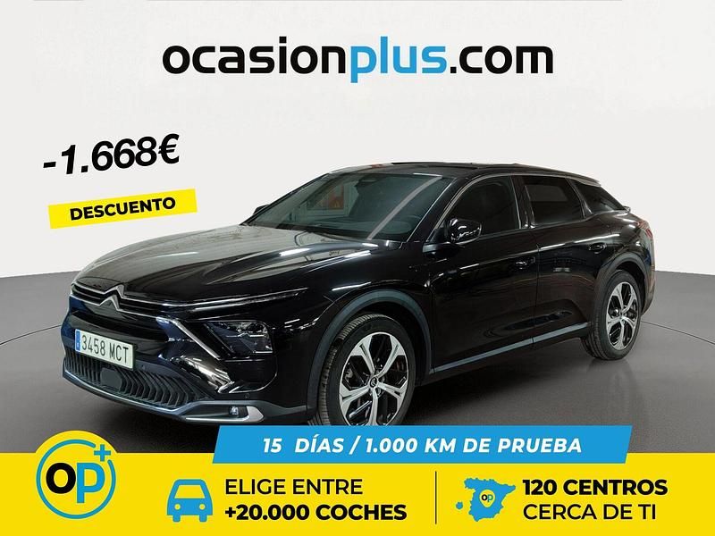 Negro Usado 2022 Citroën C5 X Feel Familiar | 18.350 € (Precio justo) - Imagen 1/4