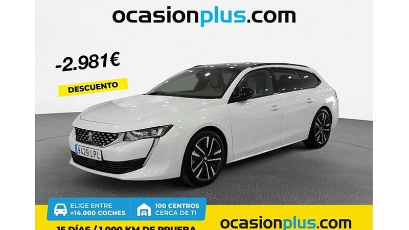 Blanco Usado 2021 Peugeot 508 GT Familiar | 29.819 € - Imagen 1/4
