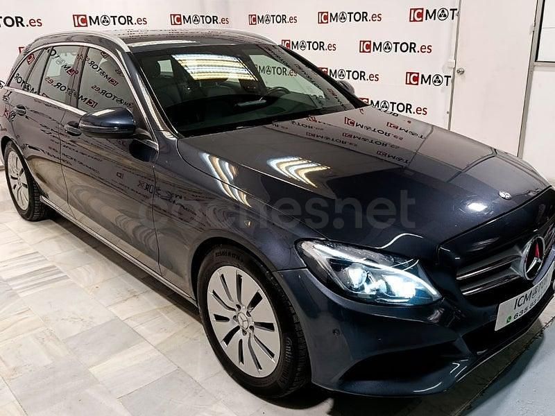 Usado Mercedes C350e 279 CV (205 kW) 2015 Gris / plata Familiar