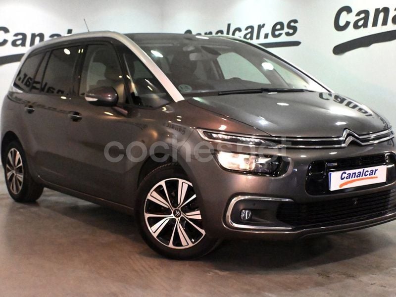 Usado Citroën Grand C4 Picasso Feel 130 CV (95 kW) 2017 Gris oscuro Monovolumen