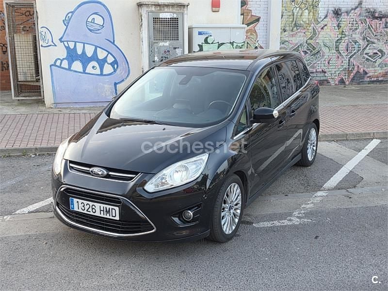 Usado Ford Grand C-Max Titanium 115 CV (84 kW) 2012 Negro Monovolumen