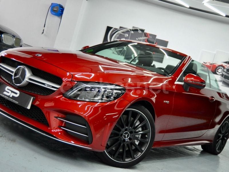 Granate Usado 2022 Mercedes C43 AMG Descapotable | 51.900 € (Precio justo) - Imagen 1/4